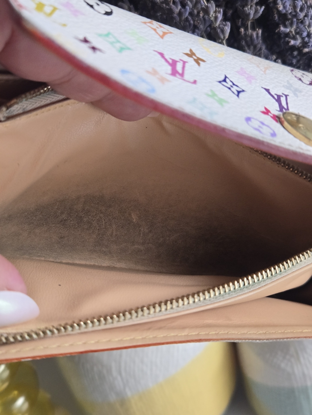 Vintage Louis Vuitton Murakami Multicolor Monogram Leather Long Wallet - Picture 10 of 15